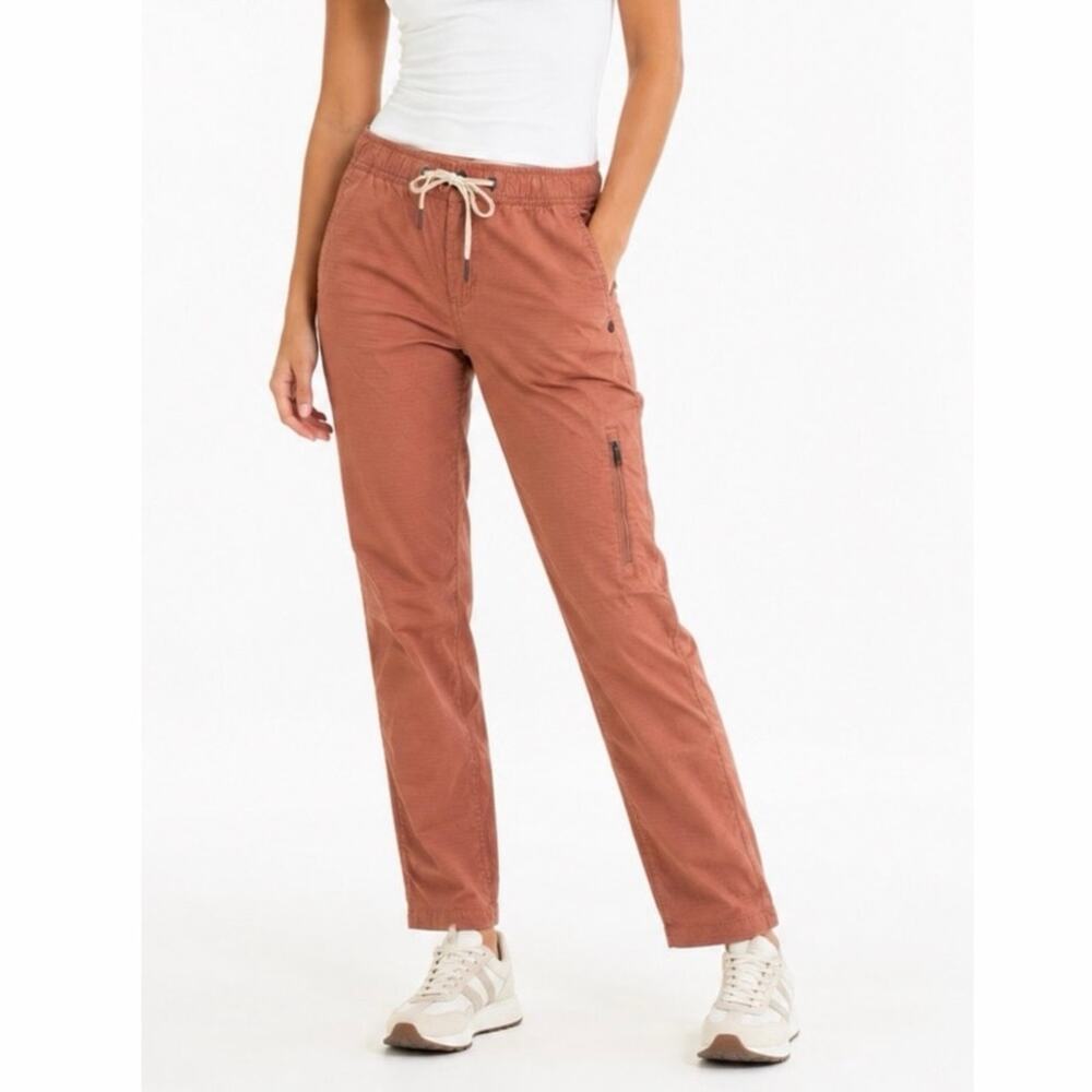 Vuori Ripstop Climber Pants Womens Small Canyon Clay Stretch Cargo Hiking EUC